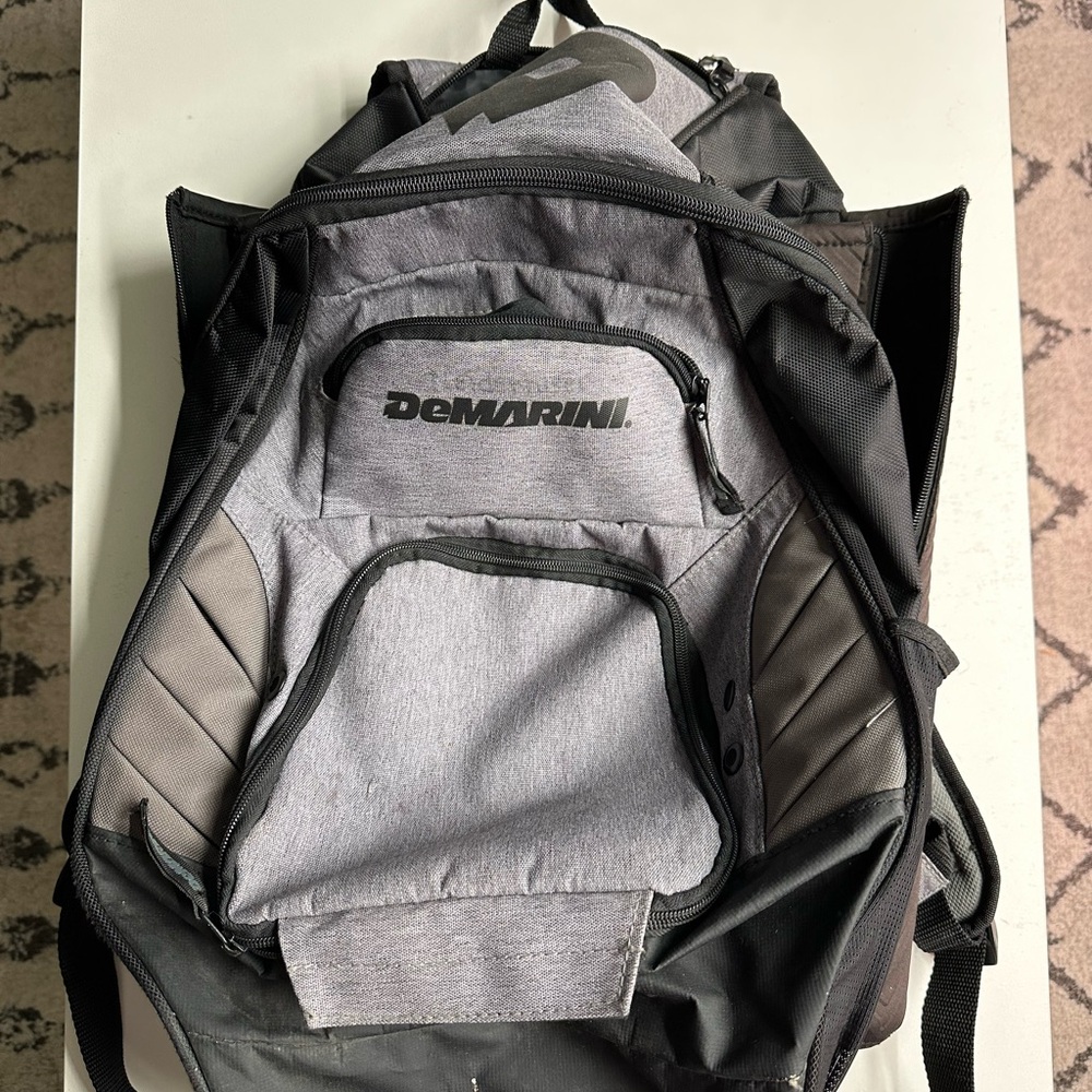 DeMarini Baseball Bag Batpack Black & Gray